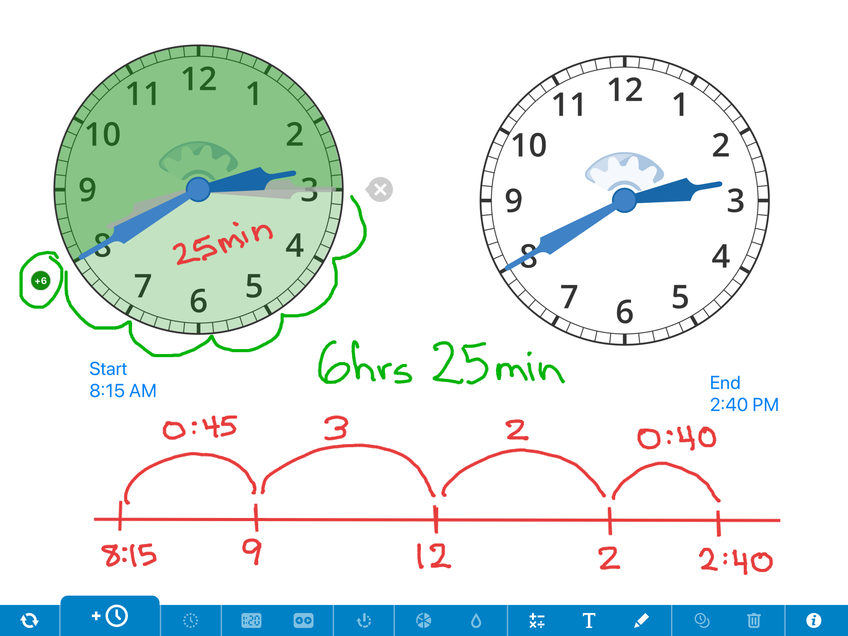 Math Clock, by the Math Learning Center Clarity Innovations, Inc.