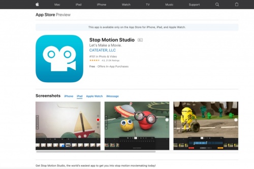 Stop Motion Studio app