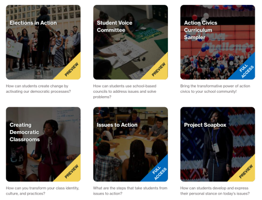 screenshot of a resource in the Mikva Challenge curriculum platform