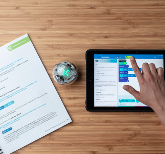 Example use of the curriculum with iPad