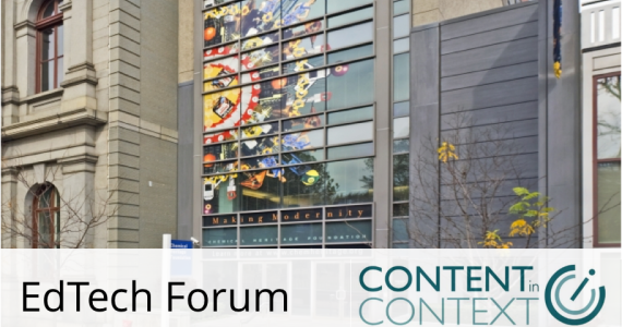 Picture of the venue for the CIC EdTech Forum