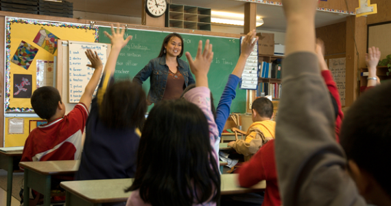 A classroom full of vibrancy