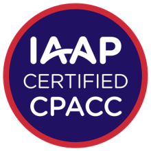 IAAP Certified CPACC logo
