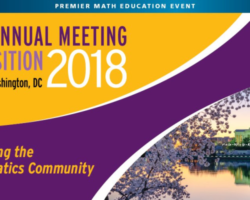 NCTM banner advertising the annual conference