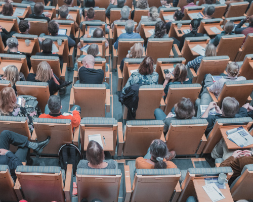 people sitting audience