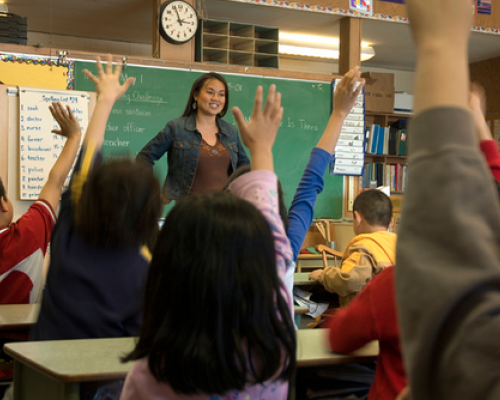 A classroom full of vibrancy