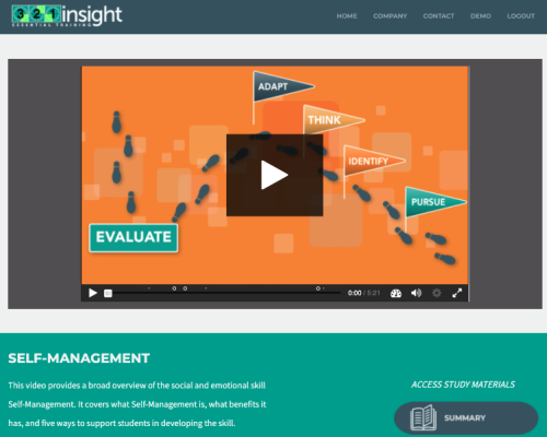 We created interactive training videos for 321insight.